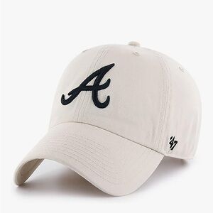 47 Brand Braves MLB logo adjustable baseball hat